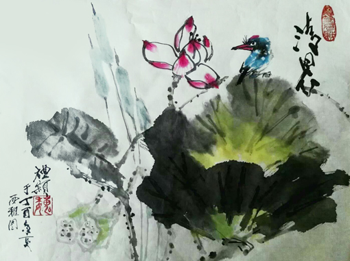 魏礼颖作品 《清晨》