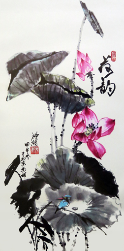 魏礼颖作品《荷韵》