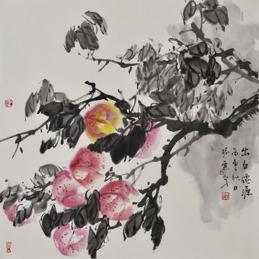 《出自仙源》68x68cm