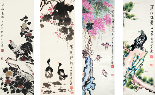 唐世恭作品《春夏秋冬》