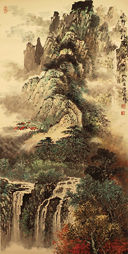 《山野秋林》