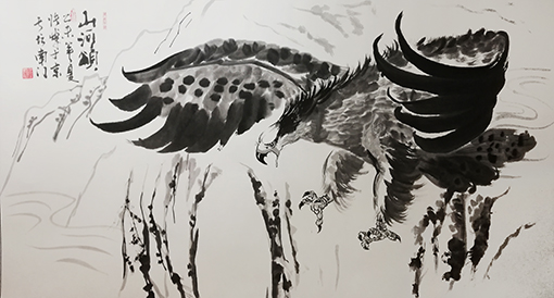 张焯作品 《山河颂》规格：180cmX97cm.jpg