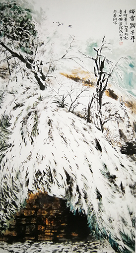 童世明作品《瑞雪润丰年》规格：98cmx198cm 创作年代：2019年.jpg