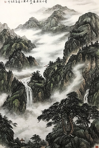 马志强作品5《云山汇源图》.jpg