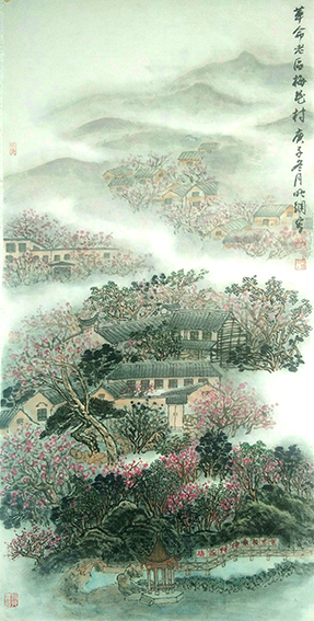 陈明纲作品《革命老区梅花村》.jpg