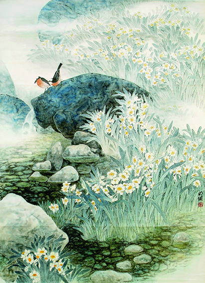 陈明纲作品《冰池清影》.jpg