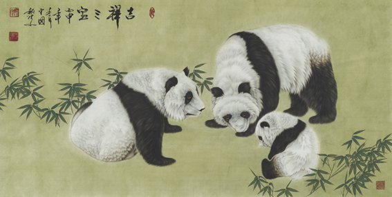 黎文作品 《吉祥三宝》.JPG