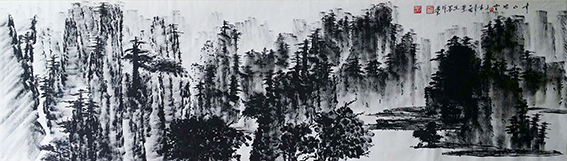 黎文作品《青山烟云》.JPG