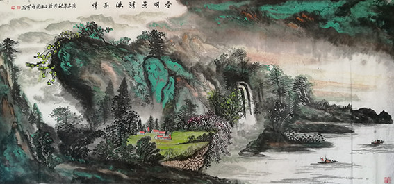 白桂芹作品9《春明景清渔乐情》.jpg