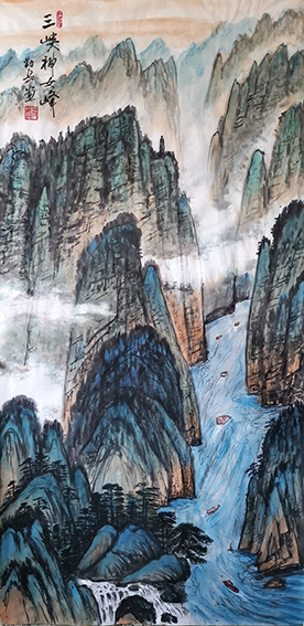 符勤兵作品 《三峡神女峰》.jpg
